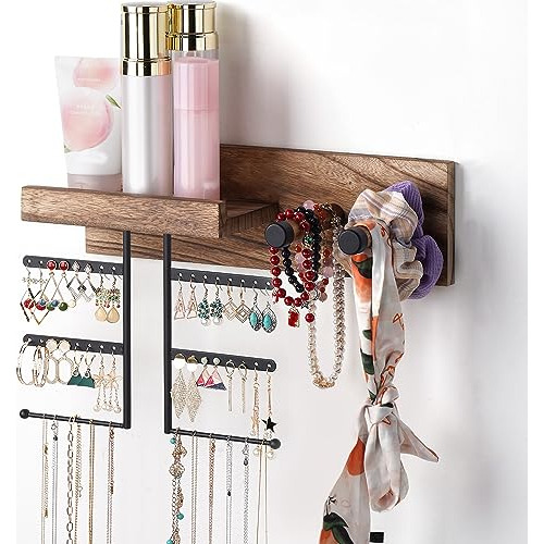 Organizador De Joyas Colgante Pared Soporte Pulseras, F...