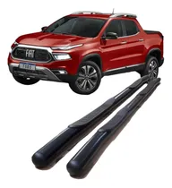 Comprar Estribos Caño Negro Limitados Fiat Toro + Soportes  