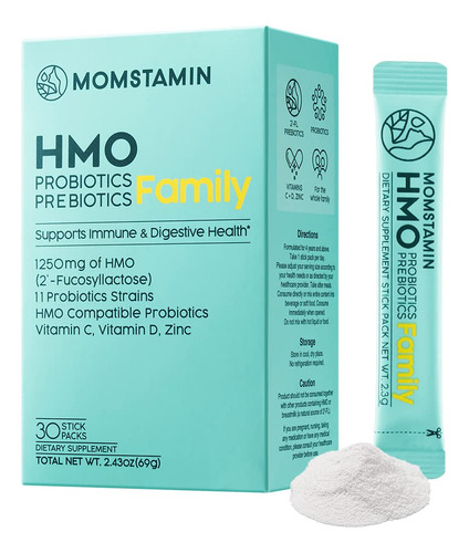 Momstamin 2'-fl Pre Y Probiticos Para Toda La Familia: Salud