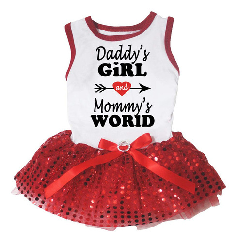 Petitebella Daddy's Girl And Mommy's World - Vestido Para Ca