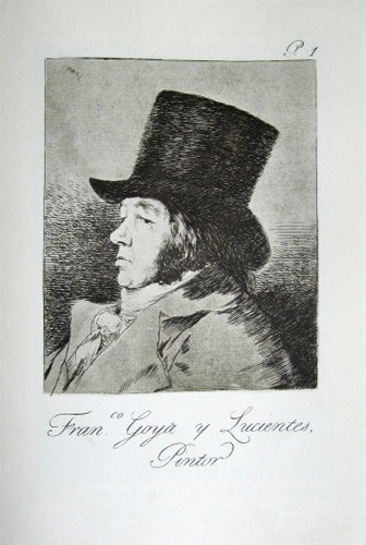 Los Caprichos De Goya - 1 Francisco Goya - Lámina 45x30 Cm.