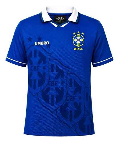 Camisa Brasil Masculina Versão Retrô Comemorativa