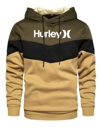 Sudadera Capucha Para Hombre, Con Estampado De Hurley