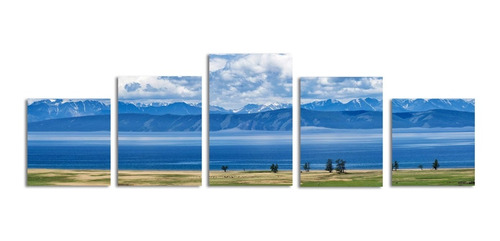 Cuadro Paisaje Montaña Multipanel En Lienzo Foto Canvas