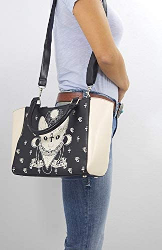 Bolso Gothic Bastet Sphynx Cat Occult Goth De Lost Queen