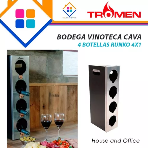 Bodega Vinoteca Cava 4 Botellas Tromen Runko 4x1