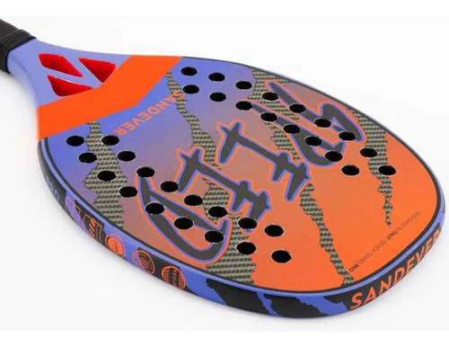 Raquete De Beach Tennis Speed By Gianotti Kevlar
