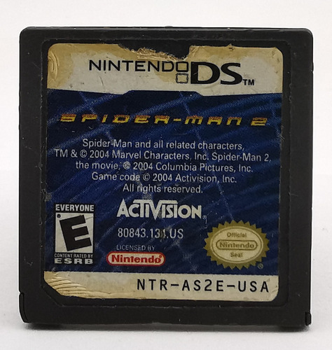 Spider-man 2 Ds Nintendo Spiderman Ii * R G Gallery (Usado)
