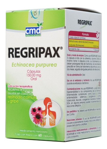 Echinacea Purpurea Regripax 60 cápsulas Cmd
