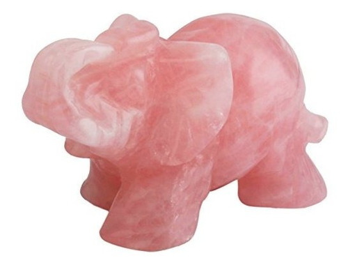 Sunyik Sunyik, Cuarzo Rosa, Elefante, Bolsillo,