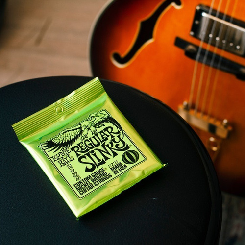 Imagem 5 de 5 de Encordoamento 010 Guitarra Ernie Ball Regular Slinky 2221