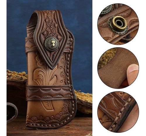 Funda Para Cuchillo De Bolsillo De 4 A 5 Pulgadas, Cubierta