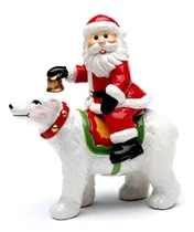 Comprar Believe: Papa Noel Oso Polar Equitacion Salero Pimentero