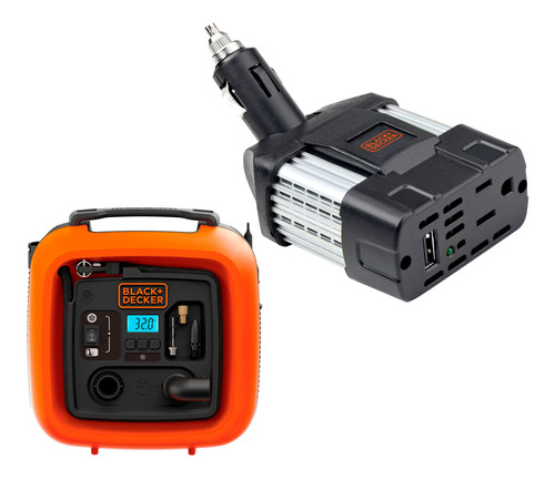 Conversor Eléctrico + Inflador Multipropósito Black+decker