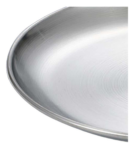 Postre De Acero Inoxidable Platos Para Aperitivos Plata 20cm