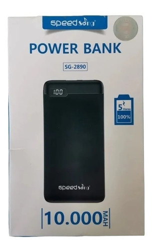 Power Bank 10.000 Mah Batería Carga Puertos Tipo C Micro Usb