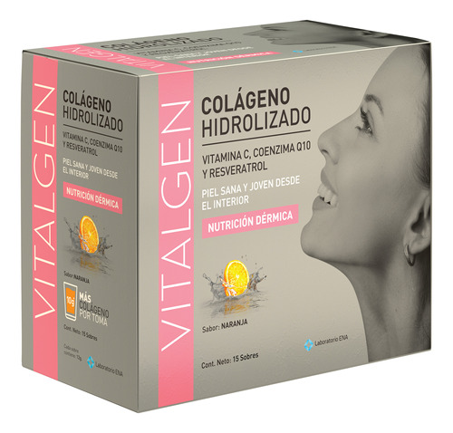 Vitalgen Colageno Hidrolizado + Vit C+ Q10+ Resvertrol 15u