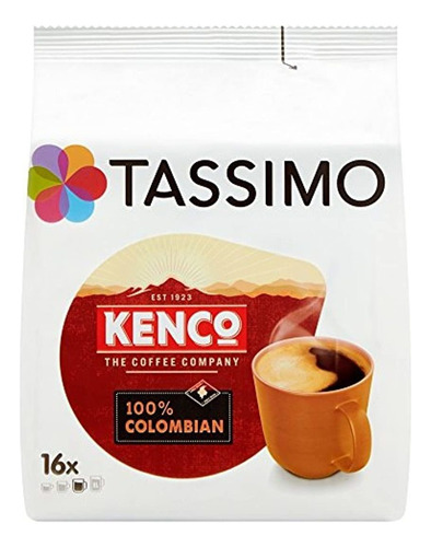 Tassimo Kenco Colombiano 16 T Disco (pack De 5, Total 80 T )