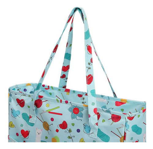 Recogida De Hilo Bolsa De Lana De Tejer Crochet Tote