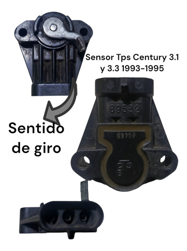 Sensor Tps Century 3.3 Y 3.1 1993-1995 100% Original (Usado)