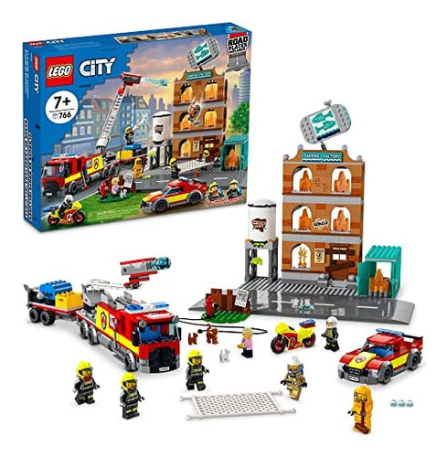 Lego City Fire Brigade 60321 - Juego De Construcción Con Cam