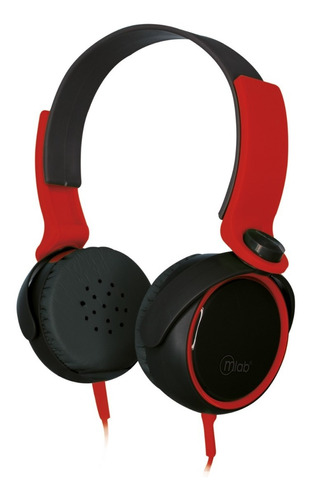 Mlab Audifono Manos Libres Black/red