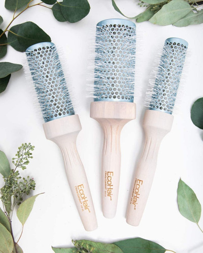 Cepillo Alisado Termico Ecohair 24mm Olivia Garden C7224