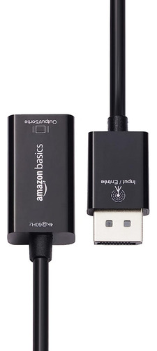 Amazonbasics Adaptador Displayport 1.2 A Hdmi 2.0 (4k@60hz)