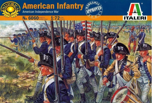 Italeri 6060 American Infantry Indep. War 1:72 Milouhobbies