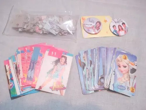 Rompecabezas Violetta + 2 Pines + Cartas Sueltas