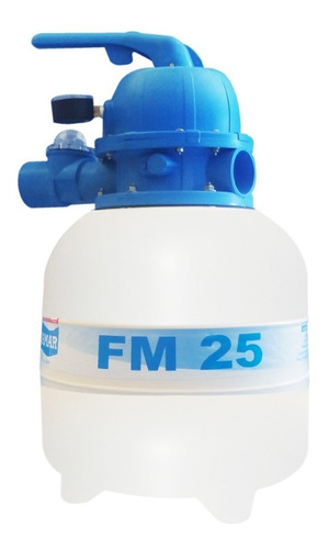 Filtro de areia para piscina Sodramar FM-25 de 6 vias