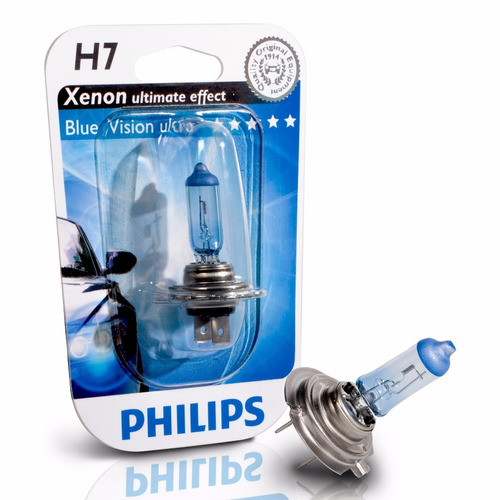 Lampara Delantera H7 12v 55w Philips Blue Vision