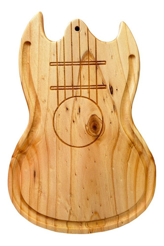 Tabla De Picar, Picoteo O Cocktail Guitarra Modelo 3