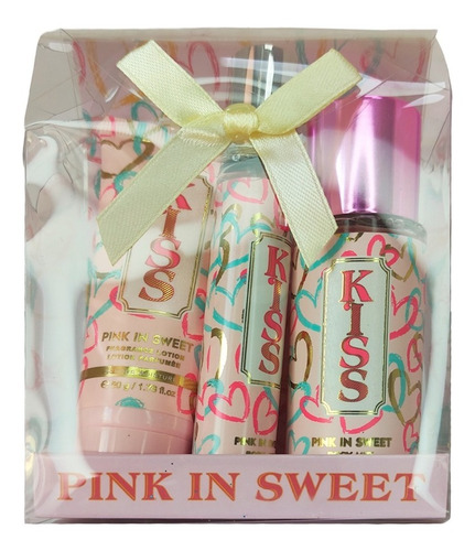 Combo 3 En 1 Splash Crema Perfume Pink In Sweet