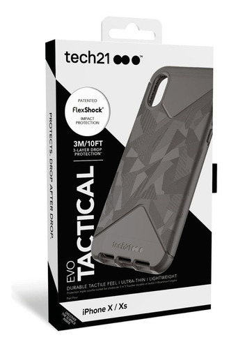 Case Tech21 Evo Tactical Para iPhone X / Xs 5.8 