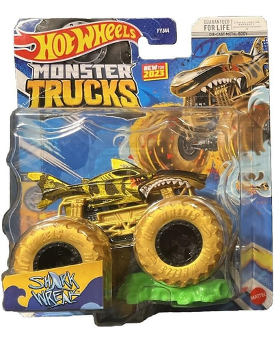 Hot Wheels® Monster Trucks Gold Champion Shark Wreak 1/64