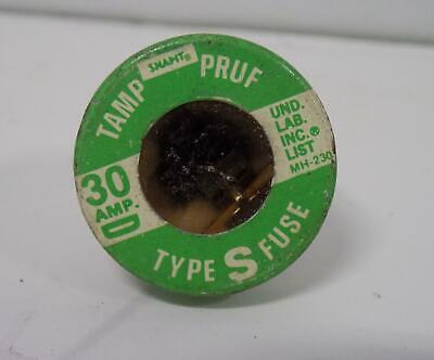 Tamp Pruf Lot Of 3 30amp Type S Plug Fuse Yyq