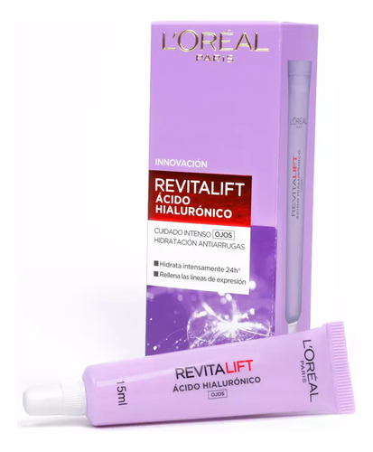 Crema Acido Hialuronico Ojos Revitalift 15ml Loreal