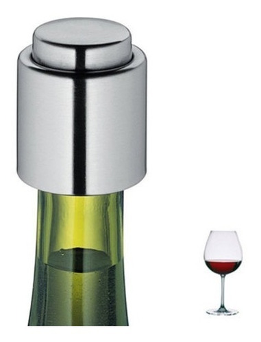 Tapon Para Botellas De Vino Acero Inoxidable Hermetico 