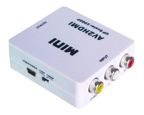 Convertidor Rca (av) A Hdmi Audio Video
