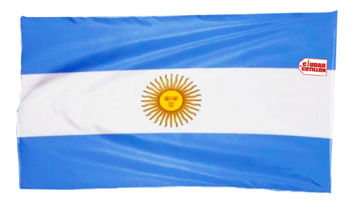 Bandera Argentina 90x60cm Ventana Auto Mundial Fútbol - Cc