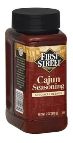 Pack 2 Frascos Sazonador Cajun Seasoning 340g First Street