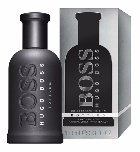 Perfume Hugo Boss Bottled Black Negra Men 100 Ml Caballero | Mercado Libre