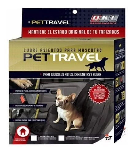 Imagen 2 de 3 de Funda Cubre Asiento Para Mascota