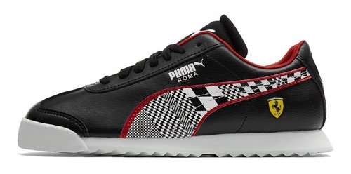 Tenis Puma Roma Ferrari Scuderia Jnr O Dama En Caja Negro P