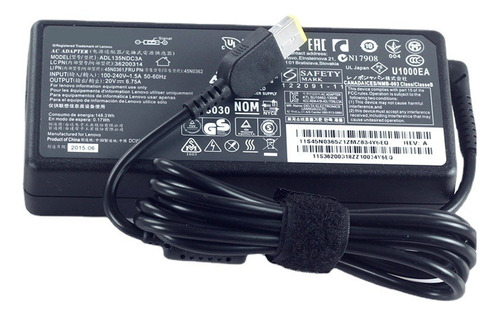 Adaptador De Corriente Para Lenovo Thinkpad 20v 6.75a 135w