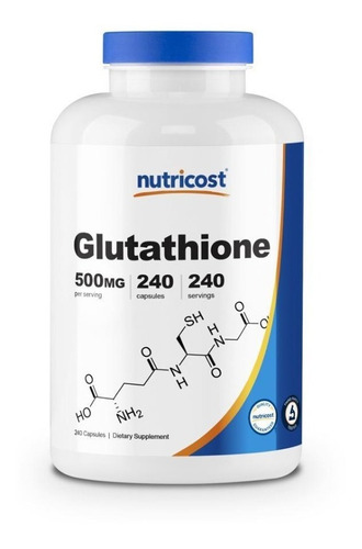 Original Nutricost Glutathione Glutatione 500mg 240 Capsulas