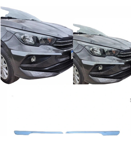 Fiat Cronos Accesorios Defensa Delantera Reflectivas X2 2015