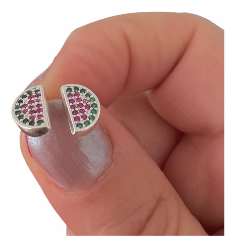 Imagen 2 de 7 de Aro De Plata En Micropave. Modelo Sandia.
