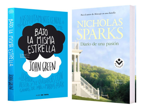 Bajo La Misma Estrella + Diario De Una Pasión Pack 2 Libros